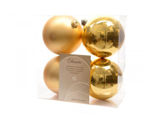 kaem22165-bola-navidad-lisa-oro-10cm-4u-