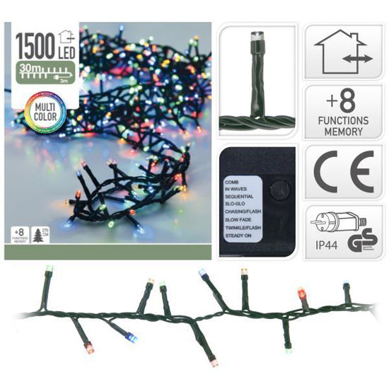 koopax8510460-luces-1500-led-multicolor-microcluster-exterior