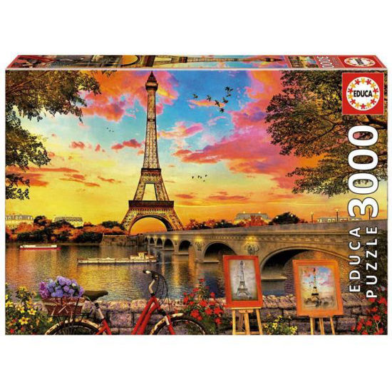 educ17675-puzzle-puesta-de-sol-en-paris-3000pz-17675