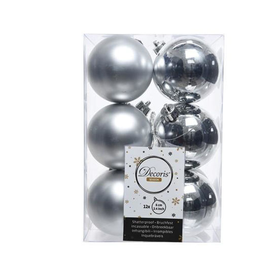 kaem21831-bola-navidad-lisa-plata-6cm-12u-