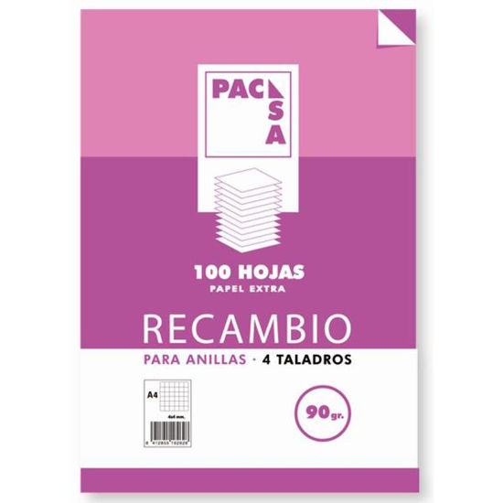 samt21263-recambio-a4-100h-90gr-pau