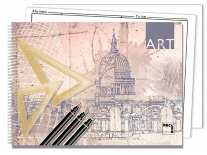 BELLE VOUS Pack de 2 Bloc Dibujo A4 con 46 Paginas de 128 gsm 21 x