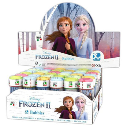 Pack de 36 pomperos de Frozen, juguete burbujas jabón, regalo para niños,  60 ml, cuatro colores