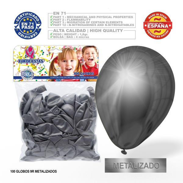 GLOBO ORGANICO ARCO ROSA/PLATA 53U. GLOBOS HASTA 5M al por Mayor ≫  Plasticosur