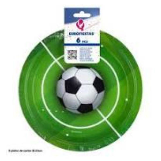 fies33639-plato-6u-23cm-futbol-balo