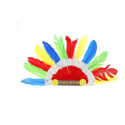 tila13908-corona-indio-plumas-color